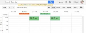 Scheduling Healthy Habits on the Calendar