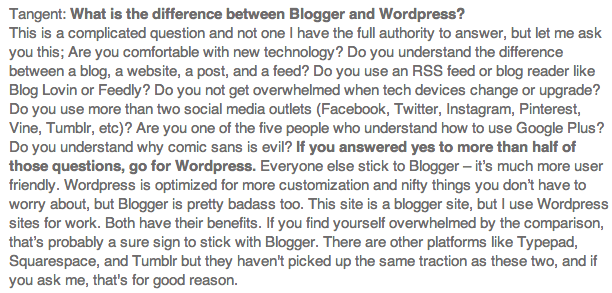 Difference between Blogger and WordPress