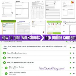 Turn Worksheets into Online Content