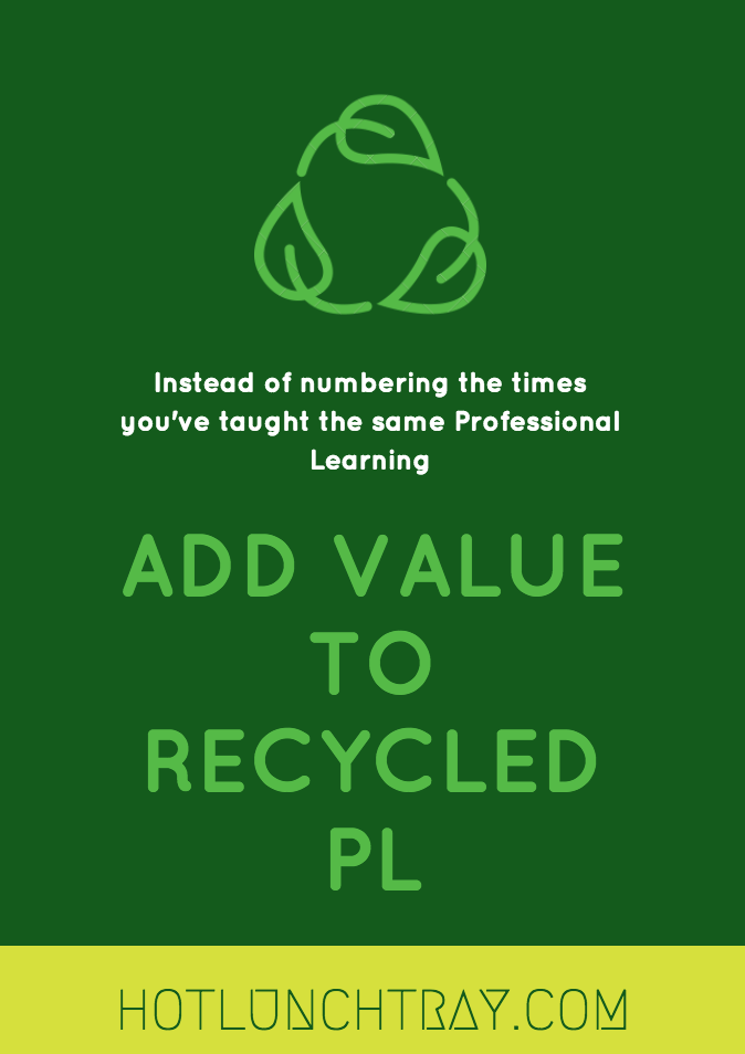 Add Value to Recycled PL