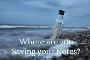 Where are you Saving your Notes