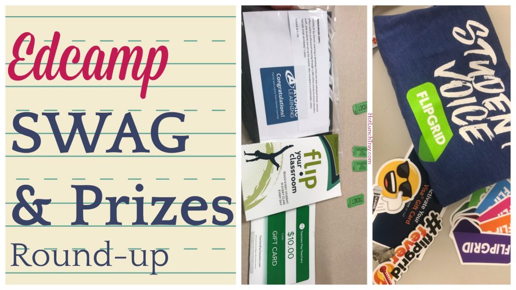 Edcamp Swag and Prizes Roundup