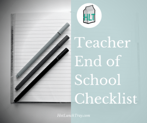EOY Teacher Checklist