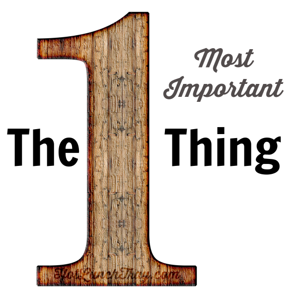 The one thing