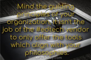 Mind the guiding principles of your org