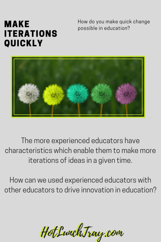 make Iterations quickly in education PIN