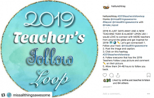 Instagram Teacher Follow Loop