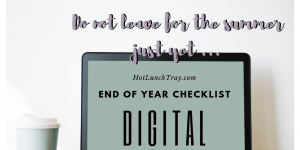 End of Year Digital Checklist Tweet