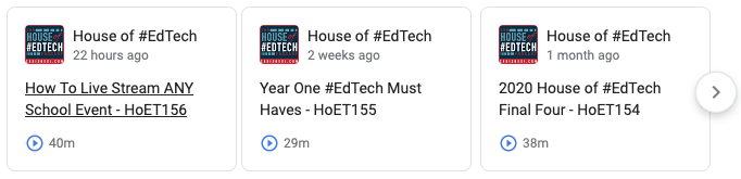 House of #EdTech Podcast Link