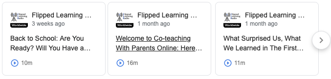Flipped Learning Podcast Link