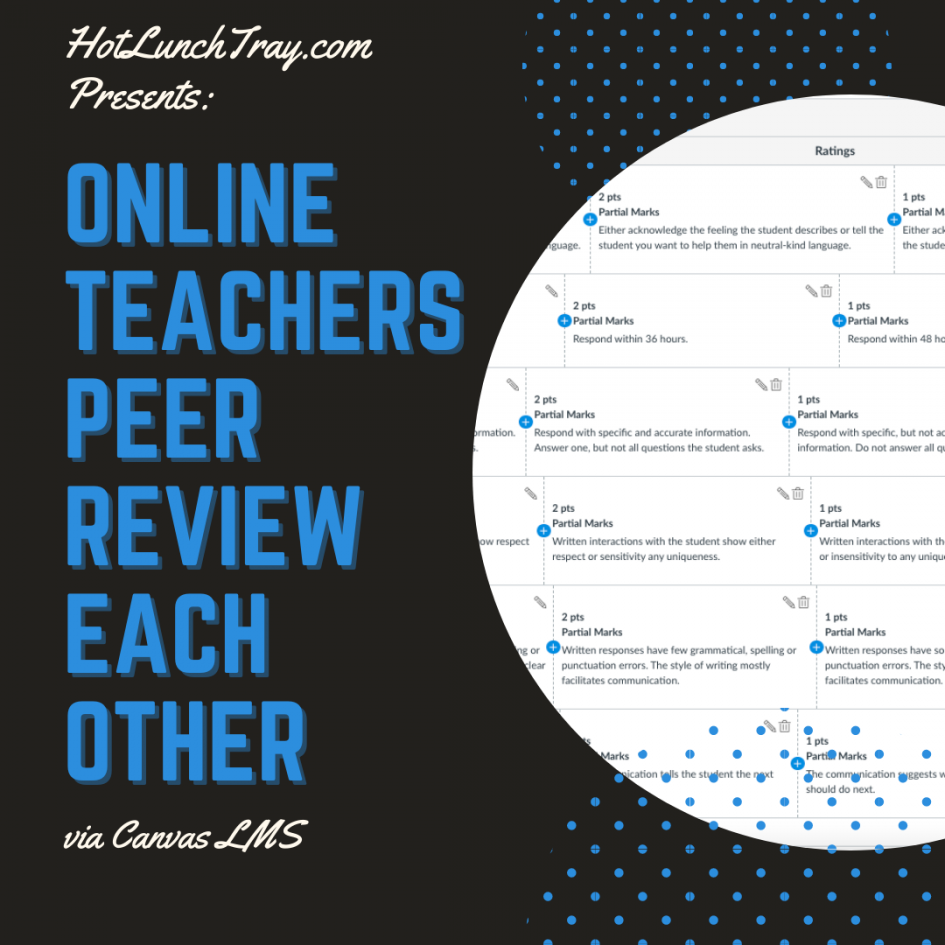Online Teachers Peer Review Each Other