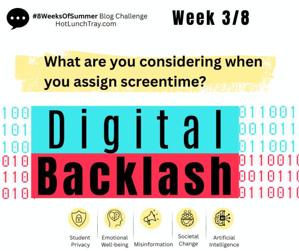 What are you considering when you assign screen time?